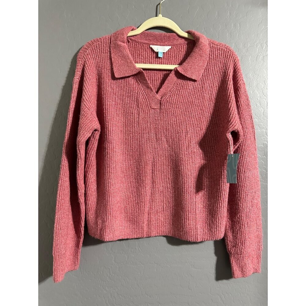Market & Spruce Knit Sweater Size L 12/14 NWT